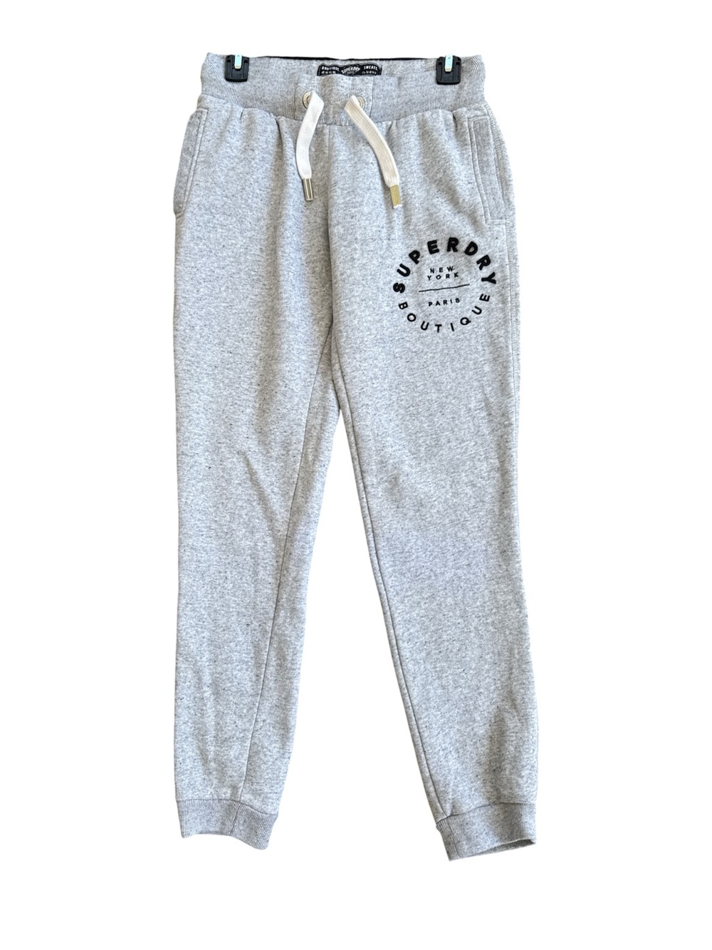Superdry Gray Logo Jogger Sweatpants